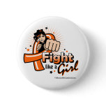 Animated Fight Like A Girl Kidney Cancer Pinback Buttons