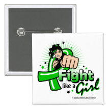 Animated Fight Like A Girl Kidney Disease Pin