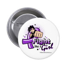 Animated Fight Like A Girl Lupus Button