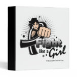 Animated Fight Like A Girl Melanoma binders