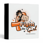 Animated Fight Like A Girl Multiple Sclerosis binders