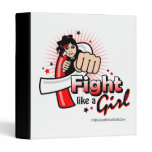 Animated Fight Like A Girl Oral Cancer binders