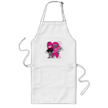 Animated Girl Breast Cancer Sucks Apron
