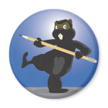 Animation Beaver Magnet