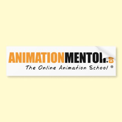 AnimationMentor.com -banner Bumper Stickers by AnimationMentor
