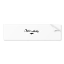 Animator Professional Job Bumper Sticker