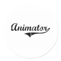 Animator Professional Job Stickers