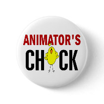 Animator’s Chick Pinback Buttons