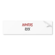 Animators Rock Bumper Stickers