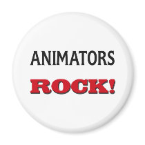 Animators Rock Fridge Magnets