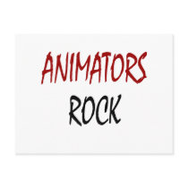 Animators Rock Post Card