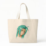 Anime and Manga Faces Canvas Bag