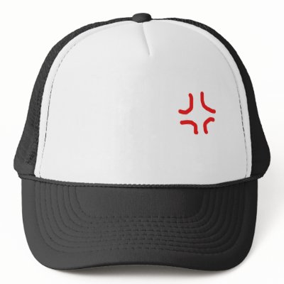 Anime ANGRY Hat