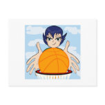 Anime Basketball Girl Post Cards
