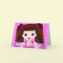 Anime Birthday Card by megakawaii Anime Birthday Card