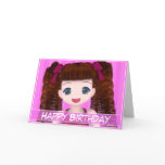 Anime Birthday Card