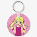 Anime Birthday Keychain by mariannegilliand Anime Birthday Keychain