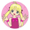 Anime Birthday Sticker by mariannegilliand Anime Birthday Sticker
