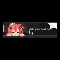 Anime Bumper Sticker bumper stickers