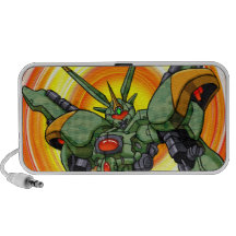 Anime Camo Robot Travel Speaker