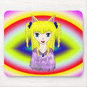 Anime Cat Girl mousepads