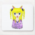 Anime Cat Girl mousepads