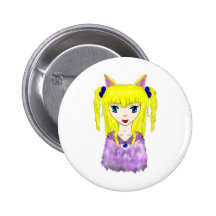 Anime Cat Girl Pins
