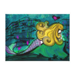 Anime Chibi Mermaid Gallery Wrap Canvas