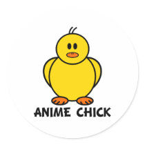 Anime Chick stickers by chicktshirts8 Anime Chick stickers