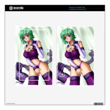 Anime Cover up Girl Kindle Fire Skins