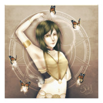 Anime Desert Dancer Photographic Print