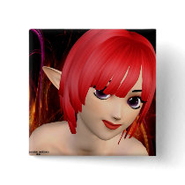 Anime Elf Girl buttons