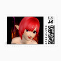Anime Elf Girl postage