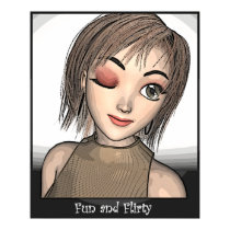 Anime: (Fun and Flirty) Print