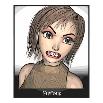 Anime: (Furious) Print by debwire