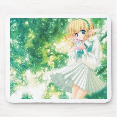 Anime Girl 0901 Mouse Pad by bubblytadj