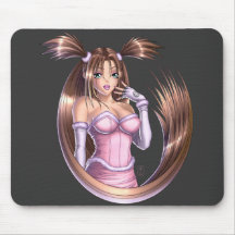 Anime Girl - Nikki Mouse Mat