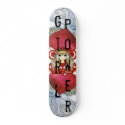 Anime Girl Power skateboard