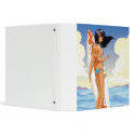 Anime Girl with Surf Board binder
