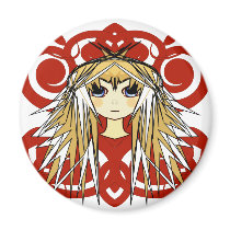Anime Girls Gifts Fridge Magnet