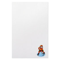 Anime hockey player boy stationery paper