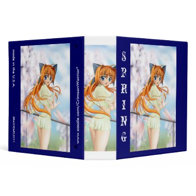 Anime Hottie: Spring Binders by CrimsonWarrior
