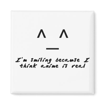 Anime Is Real fridge magnets