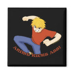 Anime Kicks Ass Magnets