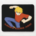 Anime Kicks Ass Mousepad