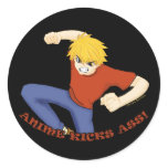 Anime Kicks Ass Sticker Sheets