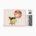Anime Kitty Holiday postage