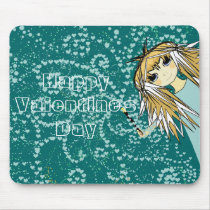 Anime Magical Valentine MousePad by samack Anime Magical Valentine MousePad