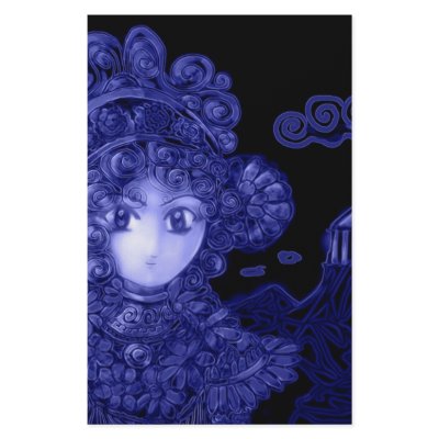 Anime / Manga Dark Gothic Princess Customized Stationery by AlexandreMasquio