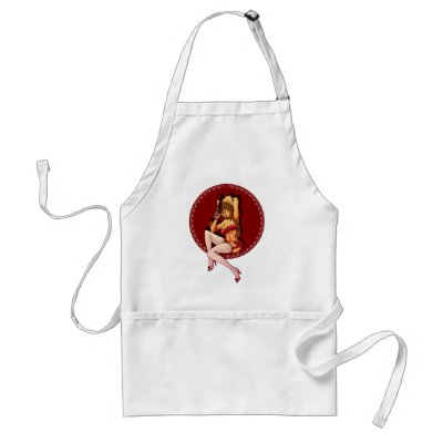 Anime/Manga Pinup Girl Apron by midnight766